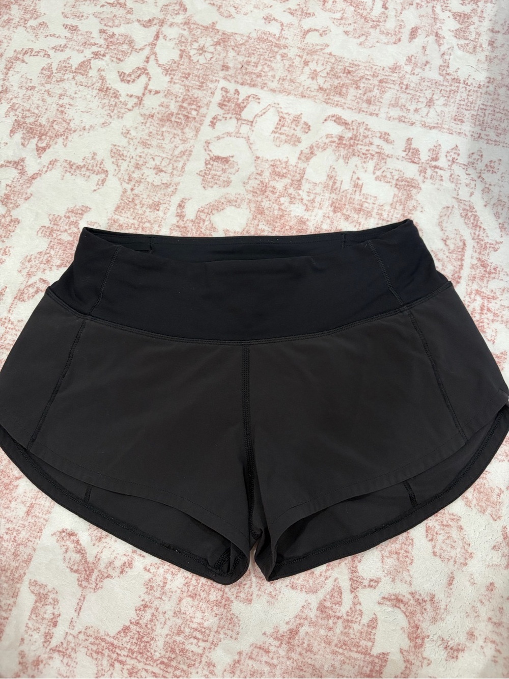 lululemon athletica Black High-Rise Run Shorts
